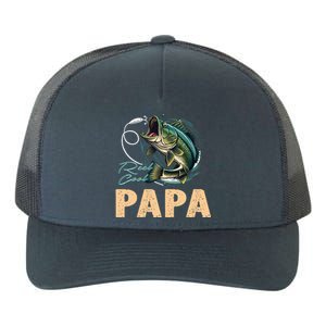 Fathers Day Funny Fisherman Reel Cool Papa Fishing Lover Yupoong Adult 5-Panel Trucker Hat