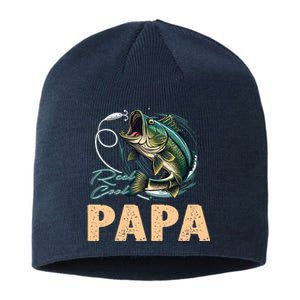 Fathers Day Funny Fisherman Reel Cool Papa Fishing Lover Sustainable Beanie