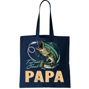 Fathers Day Funny Fisherman Reel Cool Papa Fishing Lover Tote Bag