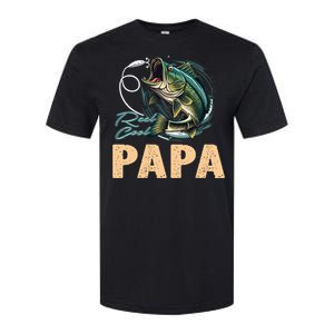 Fathers Day Funny Fisherman Reel Cool Papa Fishing Lover Softstyle CVC T-Shirt