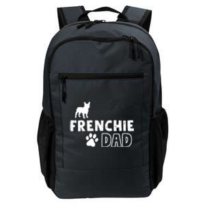 Frenchie Dad Funny Cute Dog Owner Adopt Rescue Fathers Day Gift Daily Commute Backpack