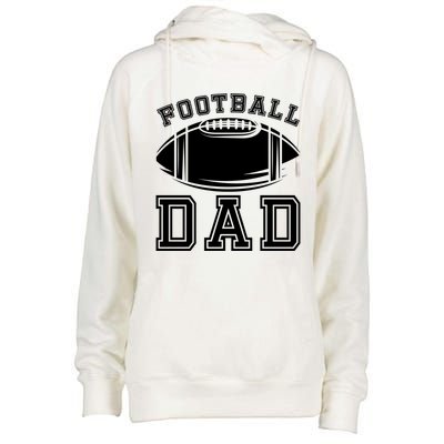 Fathers Day Football Dad American Football Player Football Gift Womens Funnel Neck Pullover Hood