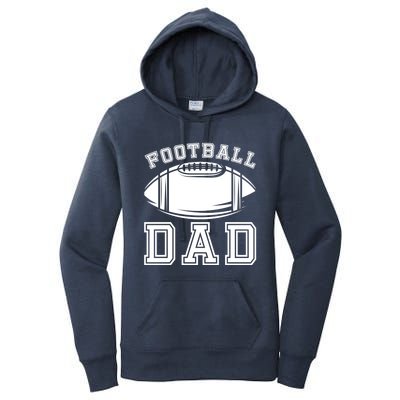 Fathers Day Football Dad American Football Player Football Gift Women's Pullover Hoodie