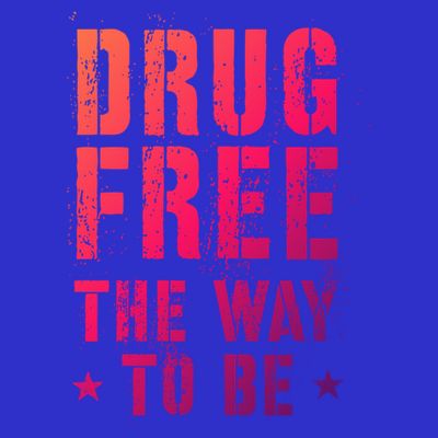 Funny Drug Free The Way To Be Clean Na Inspirational Funny Gift T-Shirt