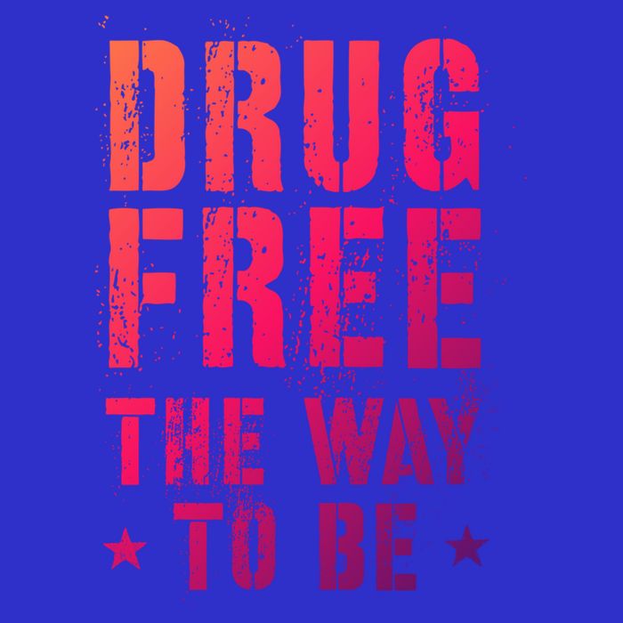 Funny Drug Free The Way To Be Clean Na Inspirational Funny Gift 16 in Basic Backpack