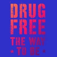 Funny Drug Free The Way To Be Clean Na Inspirational Funny Gift Women's V-Neck T-Shirt