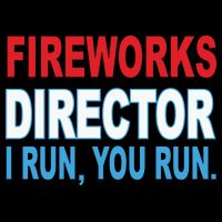 Fireworks Director Funny I Run You Run Toddler Long Sleeve Shirt