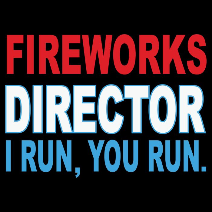 Fireworks Director Funny I Run You Run Toddler Long Sleeve Shirt