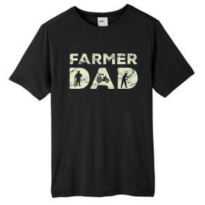 Farmer Dad Farming Enthusiast Father Cute Family Farm Tall Fusion ChromaSoft Performance T-Shirt