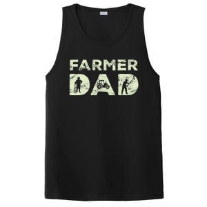 Farmer Dad Farming Enthusiast Father Cute Family Farm PosiCharge Competitor Tank