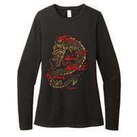 Fire Dragon Fantasy Asian Animal Gift Idea Asian Dragon Womens CVC Long Sleeve Shirt