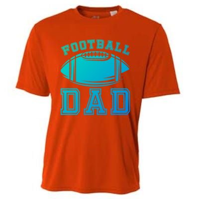 Fathers Day Football Dad American Football Player Football Gift Cooling Performance Crew T-Shirt