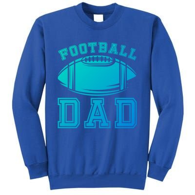 Fathers Day Football Dad American Football Player Football Gift Tall Sweatshirt