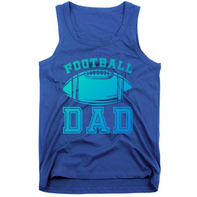 Fathers Day Football Dad American Football Player Football Gift Tank Top