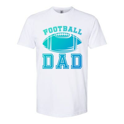 Fathers Day Football Dad American Football Player Football Gift Softstyle CVC T-Shirt