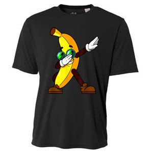 Funny Dab Fruit Lover Boy Girl Dabbing Banana Cooling Performance Crew T-Shirt