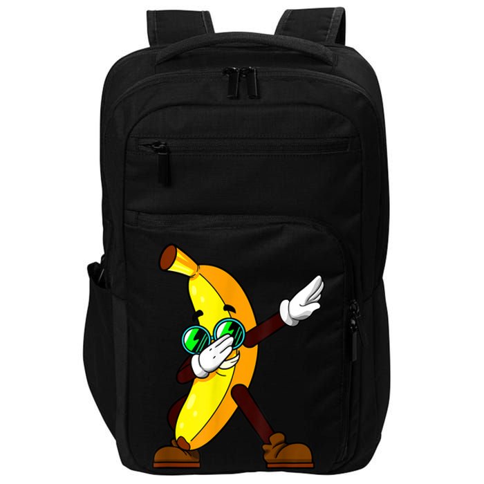 Funny Dab Fruit Lover Boy Girl Dabbing Banana Impact Tech Backpack