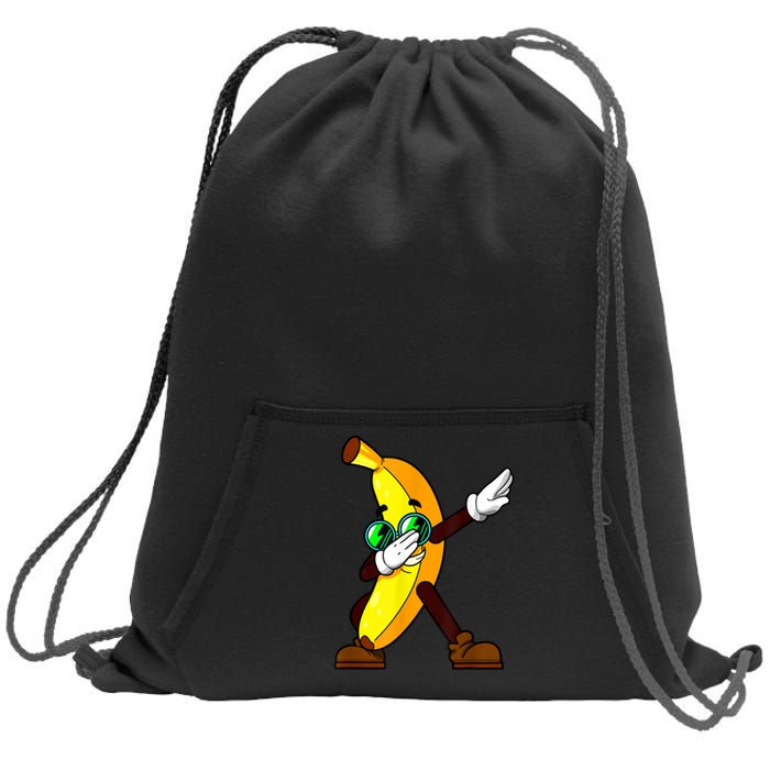 Funny Dab Fruit Lover Boy Girl Dabbing Banana Sweatshirt Cinch Pack Bag