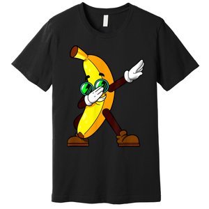 Funny Dab Fruit Lover Boy Girl Dabbing Banana Premium T-Shirt