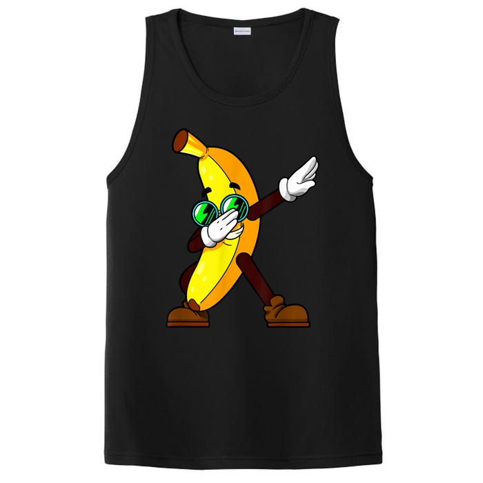 Funny Dab Fruit Lover Boy Girl Dabbing Banana PosiCharge Competitor Tank