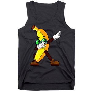 Funny Dab Fruit Lover Boy Girl Dabbing Banana Tank Top