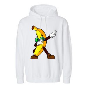 Funny Dab Fruit Lover Boy Girl Dabbing Banana Garment-Dyed Fleece Hoodie