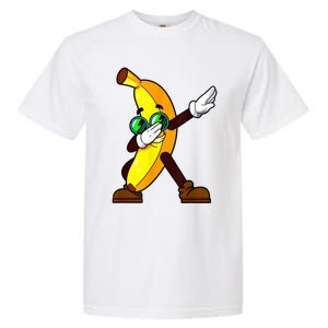 Funny Dab Fruit Lover Boy Girl Dabbing Banana Garment-Dyed Heavyweight T-Shirt