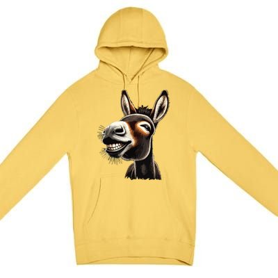 Funny Donkey Premium Pullover Hoodie