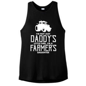 Funny Daddys Farmers Daughter Gift Ladies PosiCharge Tri-Blend Wicking Tank