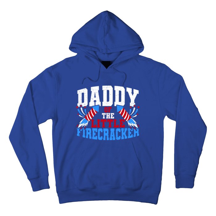 Firecracker Daddy Fireworks Dad American Flag Funny Gift Hoodie