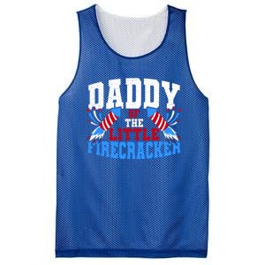 Firecracker Daddy Fireworks Dad American Flag Funny Gift Mesh Reversible Basketball Jersey Tank