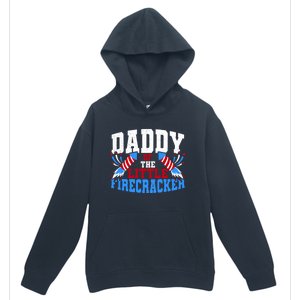 Firecracker Daddy Fireworks Dad American Flag Funny Gift Urban Pullover Hoodie