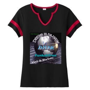 Funkahtron D Funk Ladies Halftime Notch Neck Tee