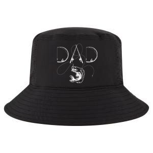 Fisherman Dad Fishing Enthusiast Fish Lover Daddy Father Cool Comfort Performance Bucket Hat