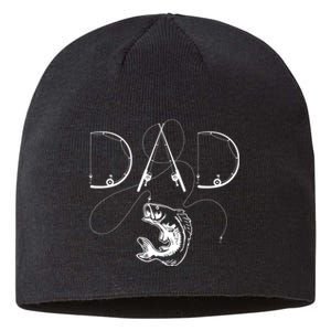 Fisherman Dad Fishing Enthusiast Fish Lover Daddy Father Sustainable Beanie