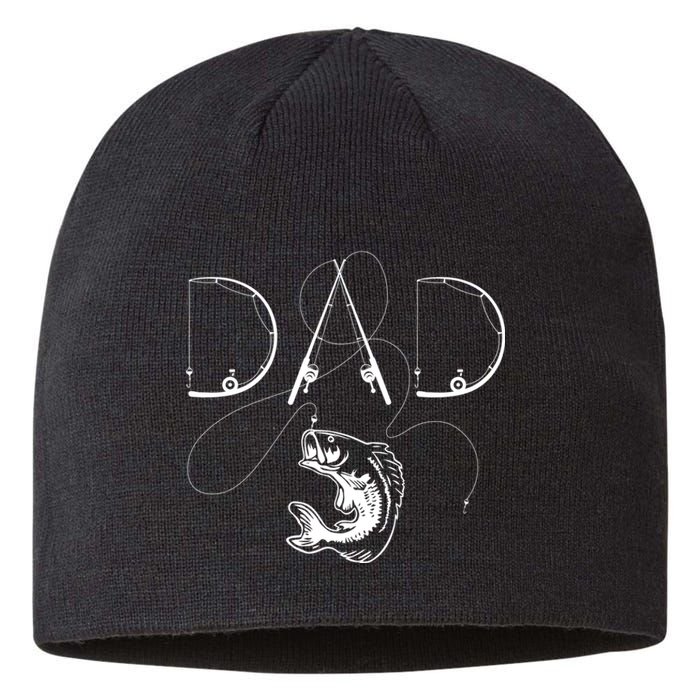 Fisherman Dad Fishing Enthusiast Fish Lover Daddy Father Sustainable Beanie