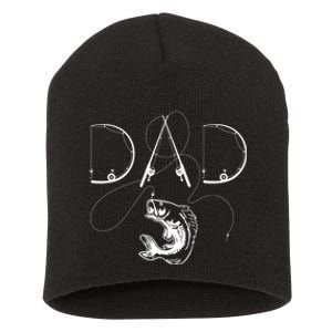 Fisherman Dad Fishing Enthusiast Fish Lover Daddy Father Short Acrylic Beanie