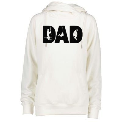 Fishing Dad Fish Fisherman Birthday Fathers Day Fishing Womens Funnel Neck Pullover Hood