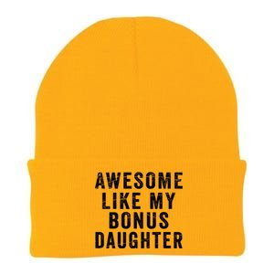 Fathers Day From Stepdaughter Awesome Like My Daughter Knit Cap Winter Beanie