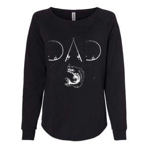 Fisherman Dad Fishing Enthusiast Fish Lover Daddy Father Womens California Wash Sweatshirt