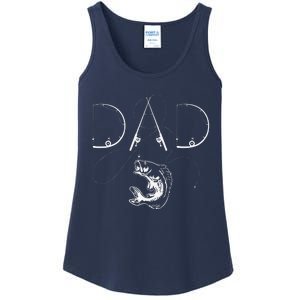 Fisherman Dad Fishing Enthusiast Fish Lover Daddy Father Ladies Essential Tank