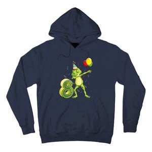 Funny Dab Frog 8th Birthday Eight 8 Years Old Bday Tall Hoodie