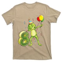 Funny Dab Frog 8th Birthday Eight 8 Years Old Bday T-Shirt