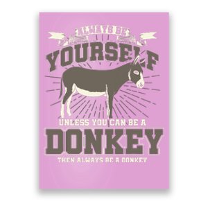 Funny Donkey Poster