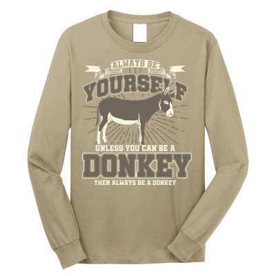 Funny Donkey Long Sleeve Shirt