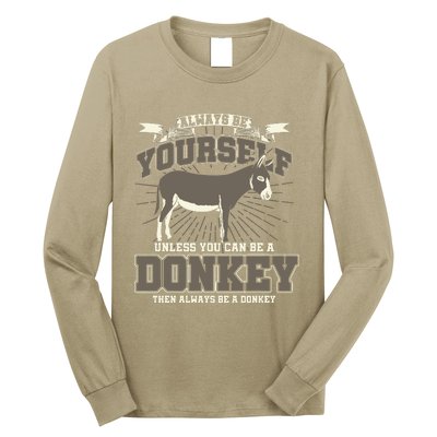 Funny Donkey Long Sleeve Shirt