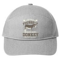 Funny Donkey 7-Panel Snapback Hat