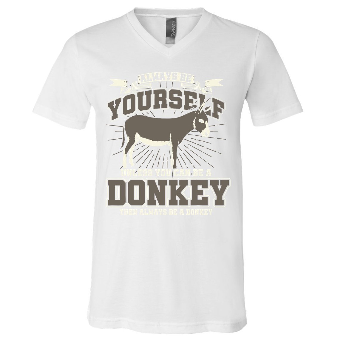 Funny Donkey V-Neck T-Shirt