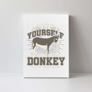 Funny Donkey Canvas