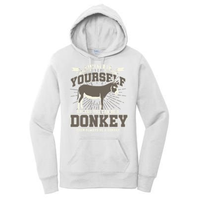 Funny Donkey Women's Pullover Hoodie